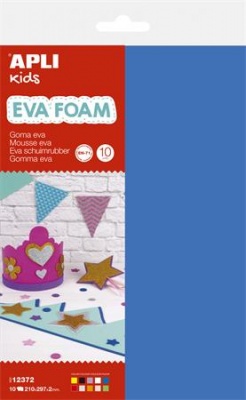 Moosguma, 200x300 mm, APLI Kids "Eva Sheets", mix farieb