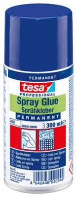 Sprejové lepidlo, normálne, 300 ml, TESA