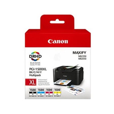 PGI-1500XLKIT náplň multipack do tlačiarní Maxify MB2350, CANON, b+c+m+y, 34 ml+3*12 ml