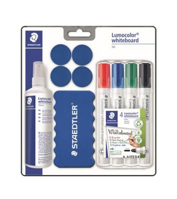 Popisovač na tabule, 2 mm, kužeľovitý hrot, STAEDTLER "Lumocolor® Set 613 S", 10-kusov