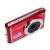 Fotoaparát, kompaktný, digitálny, AGFA "DC5200", červená