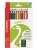 Farebné ceruzky, sada, trojhranný tvar, hrubé, STABILO "GreenTrio", 12 rôznych farieb